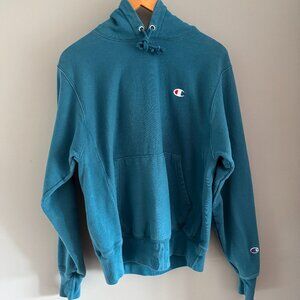 Faded Teal Champion Boyfriend Hoodie